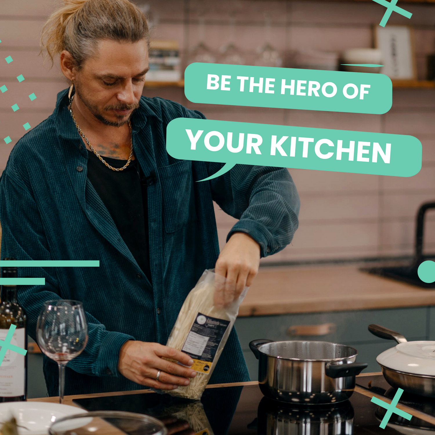 Millet pasta small shell