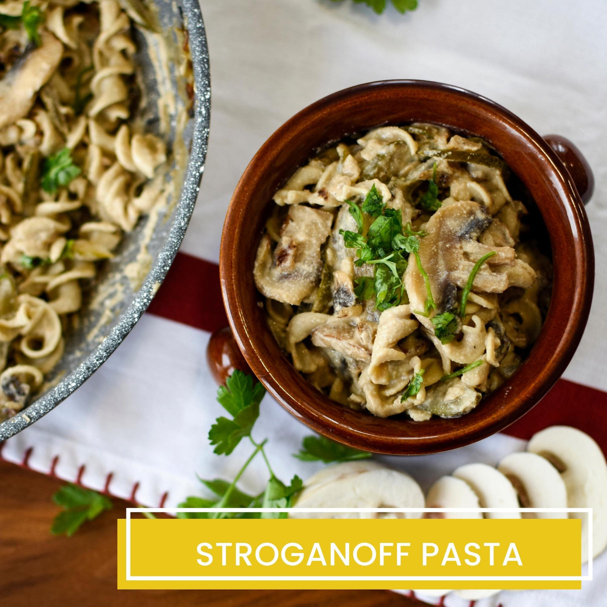 Millet pasta fusilli ginger-coriander